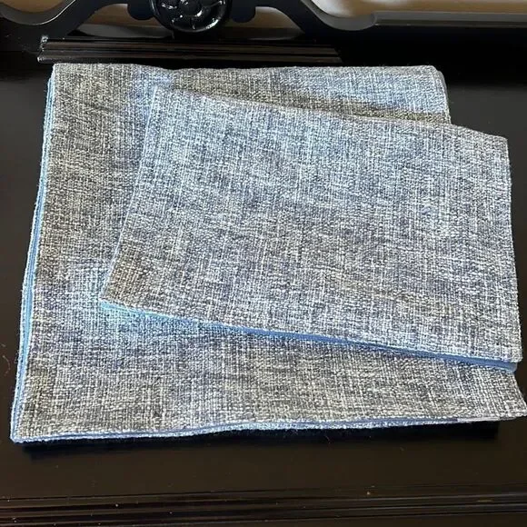 Williams Sonoma Textured Table Runner and Placement