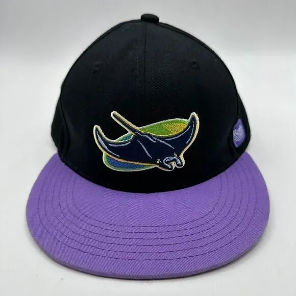 Tampa Bay Devil Rays SnapBack Throwback Baseball Hat - Youth