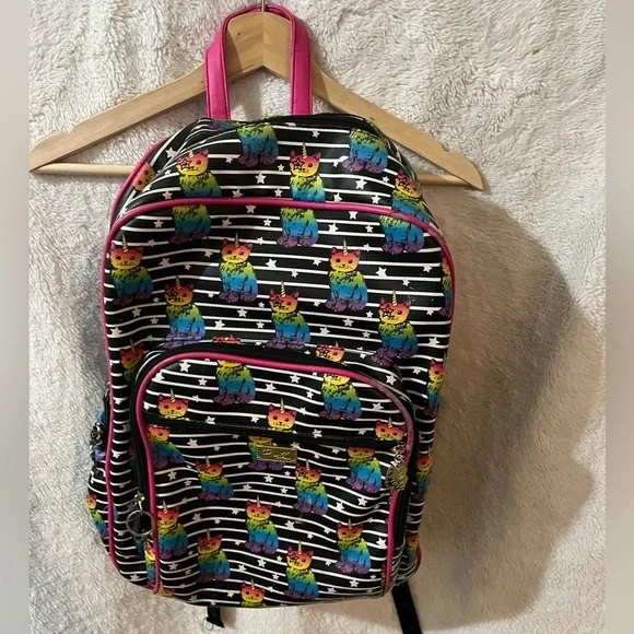Betsey Johnson Standard Size Back Pack Beautiful! Great pockets!