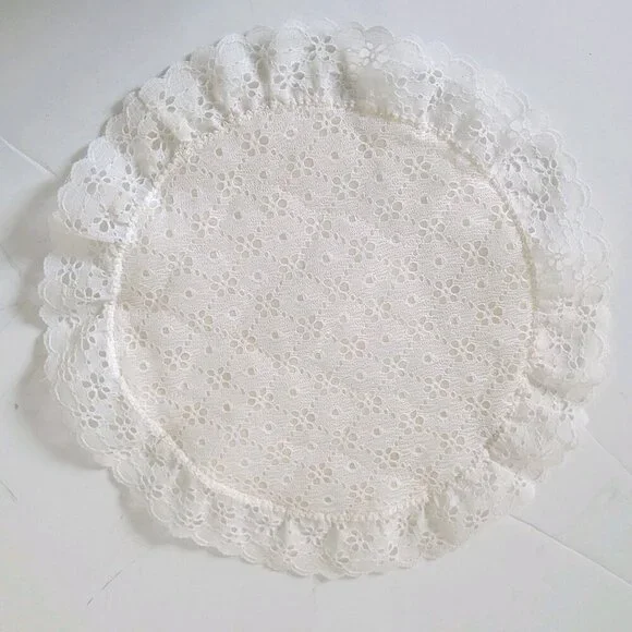 Vintage Doily White Lace 12
