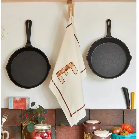 NWT Urban Outfitters Patchwork Monogram ‘N’ Tea Towel