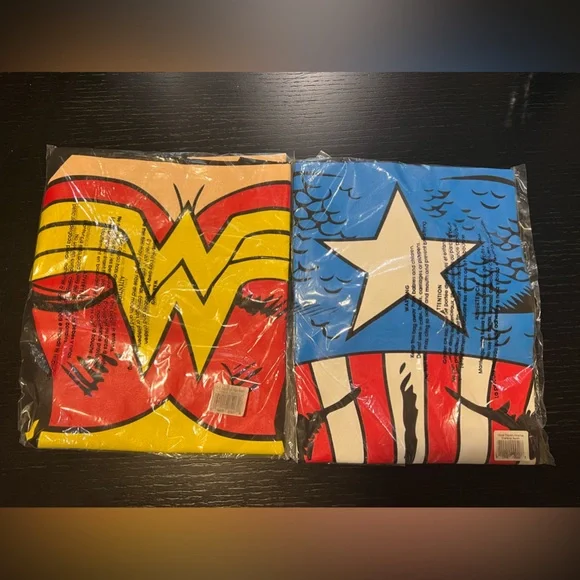 NWT Wonder woman and captain America aprons