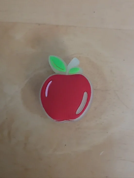 10 for $10 Jibbitz Croc Charm - Luminous Apple Fruit - Glow in Dark Shoe Charm
