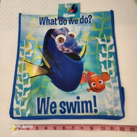 Disney Finding Nemo Dory Tote Bag New With Tags