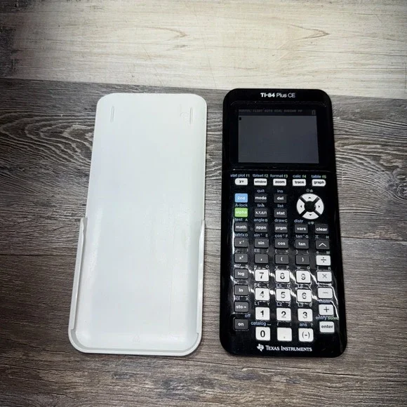 Texas Instruments TI-84 Plus CE Graphing Calculator - Black, No Charger