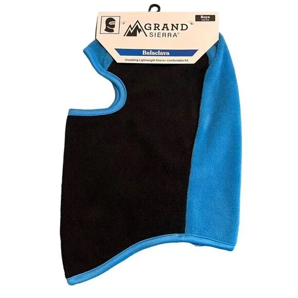 Grand Sierra Youth Boys Balaclava Blue Fleece
