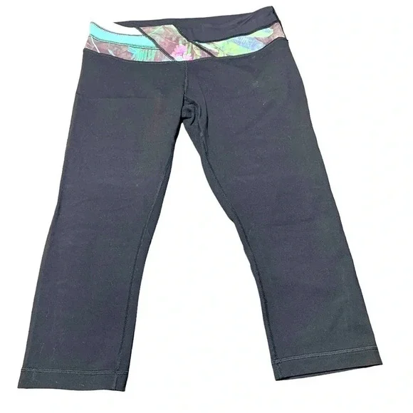 Lululemon Wunder Under Astro Crop Reversible Leggings