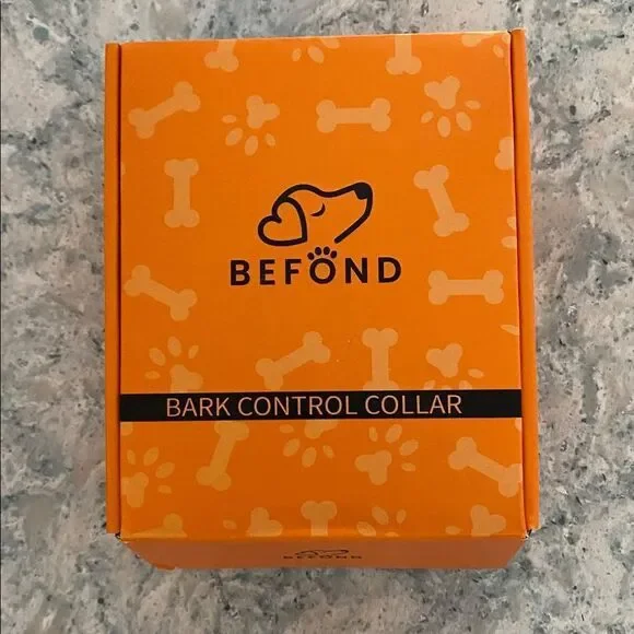 BEFOND Orange Dog Bark Control Collar