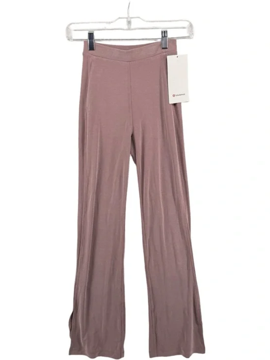 Lululemon Drapey Softstreme Flared Pants Twilight Rose NWT XXXS