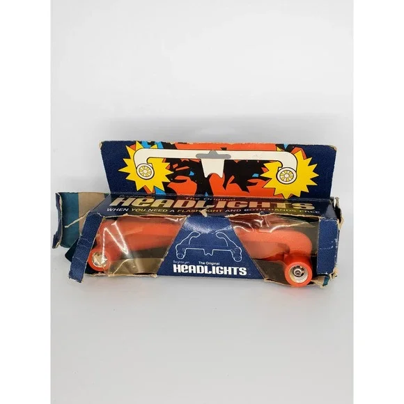 Vintage 1982 The Original Brighteyes‎ Headlights Hands Free Lights *Nostalgic*
