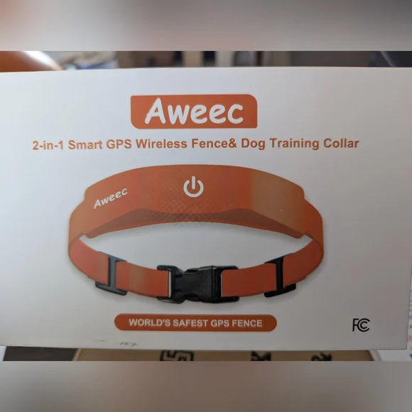 Aweec 2-in-1 Smart GPS Wireless Fence And Dog Training Collar Medium