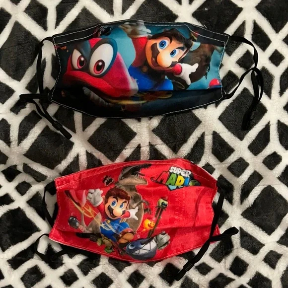New kid’s Super Mario face masks (2)