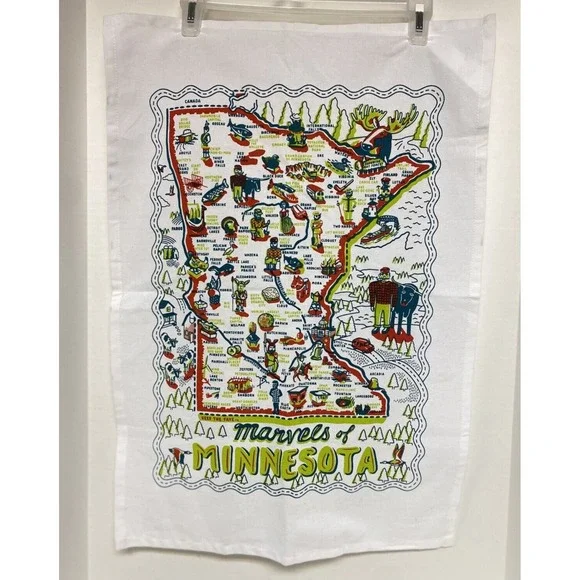 100% Cotton Kitchen Towel Marvels Minnesota‎ State Keep the Faye brand 17