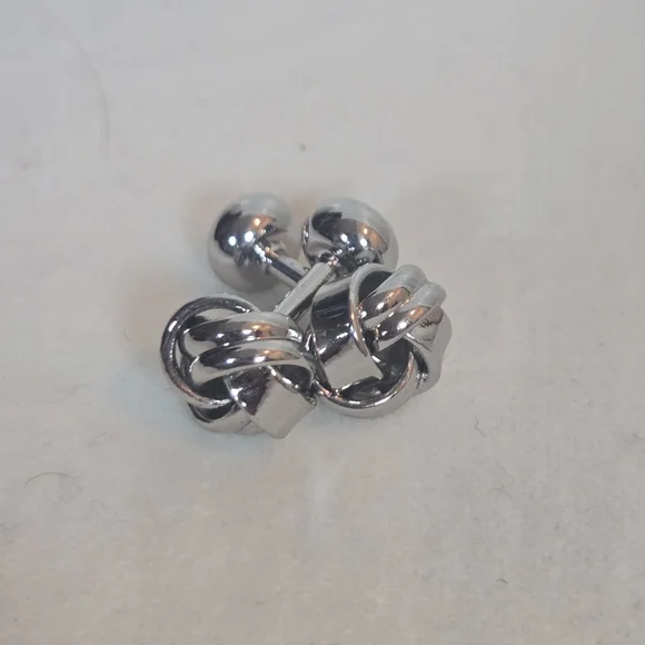 Silver Knot Cufflinks