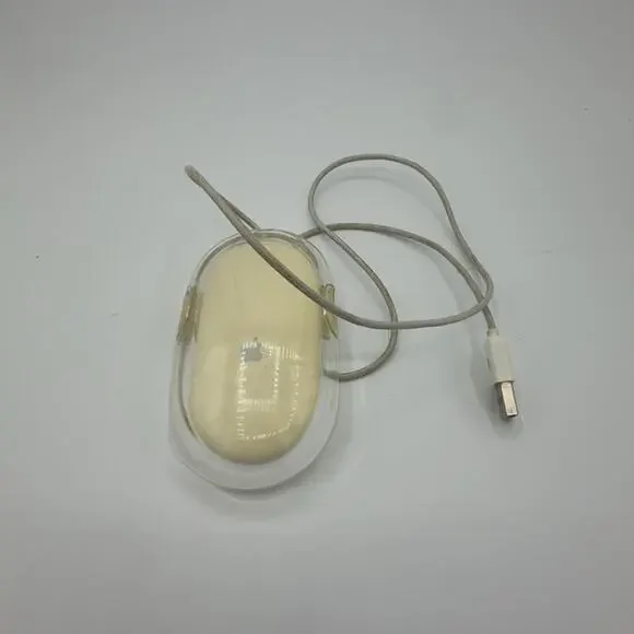 Apple Pro USB wired M5769LL/A Optical Mouse White/Clear