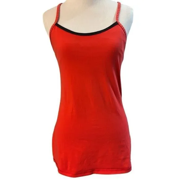 Lululemon Red Power Y Tank
