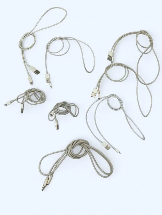 Bulk 8-Pack White Apple Lightning to USB-A Phone Charging Cables 🔌