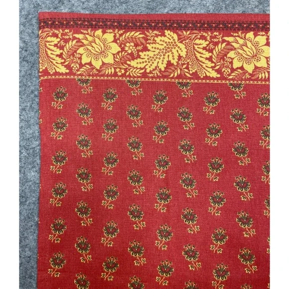 Williams Sonoma Provence Kitchen Tea Dish Towel Red Yellow