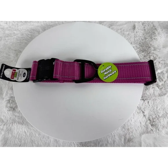 New KONG Max Our Strongest Dog‎ Collar PINK Size XL Neck 20-28