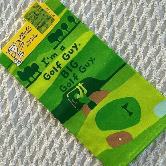 Blue Q Cotton Dish Towel  - Big Golf Guy