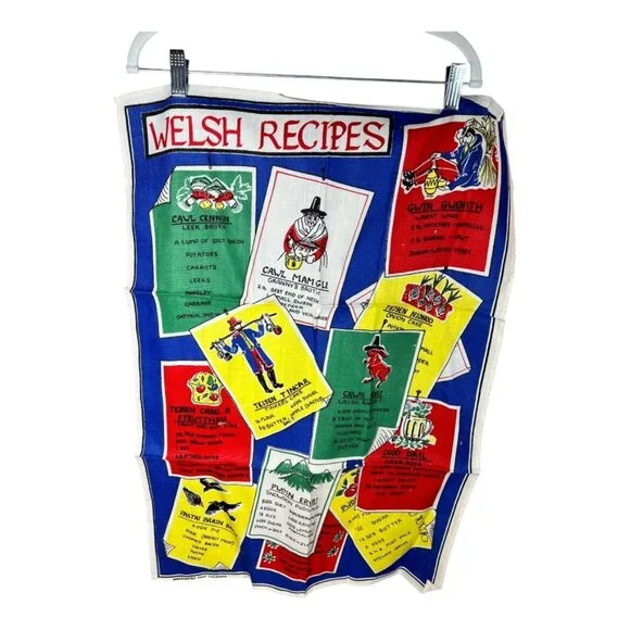 Welsh Recipes Towel‎ NWOT