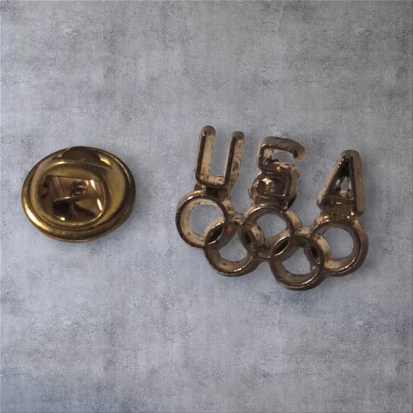 Elegant Gold USA Olympic Cuff Links