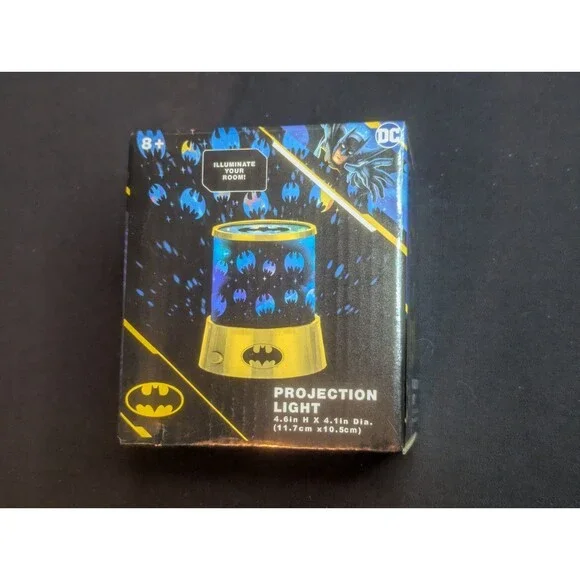 Batman Color Changing Kids Lamp and Nightlight,LED Projection Light for Bedroom