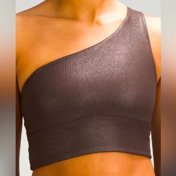 LULULEMON ALIGN ASYM RIB BRA C/D SHINE NWT