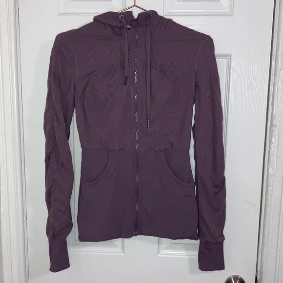 Lululemon Dance Studio Jacket Dusky Lavender / Heathered‎ Dusky Lavender Size 6
