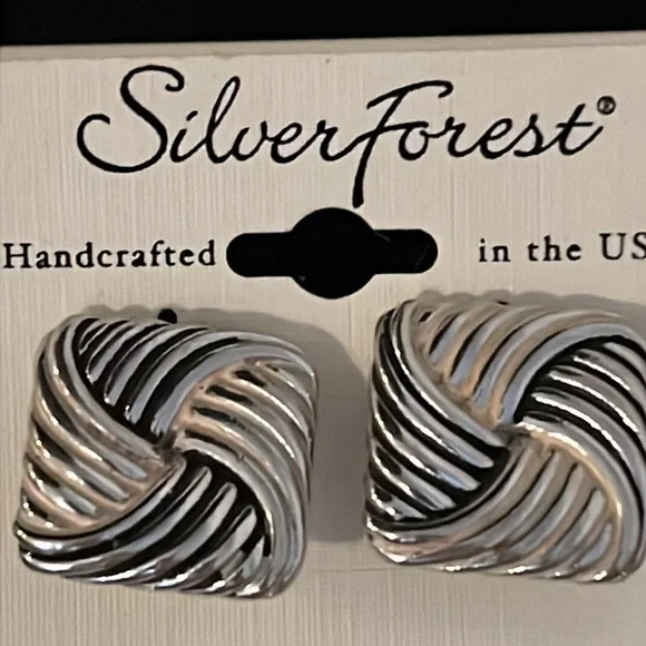 NWT Silver Forest Cuff links