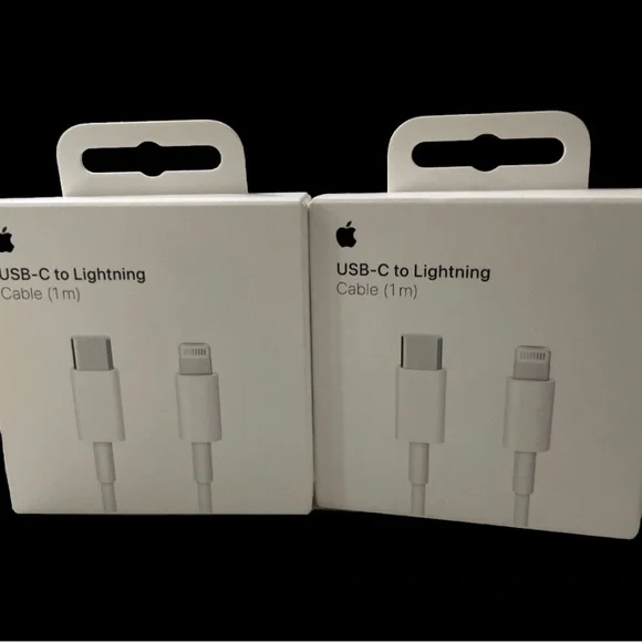 2 Pack Apple USB-C to Lightning Cable