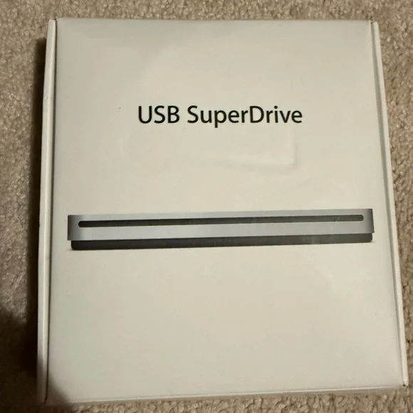 Apple USB SuperDrive - Sleek Silver
