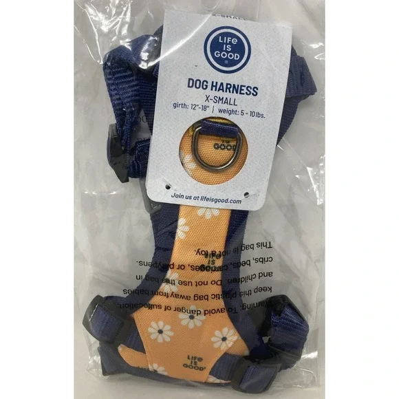 Life‎ is Good Daisy Dog Harness X-Small 5-10 lbs NWT 🌼