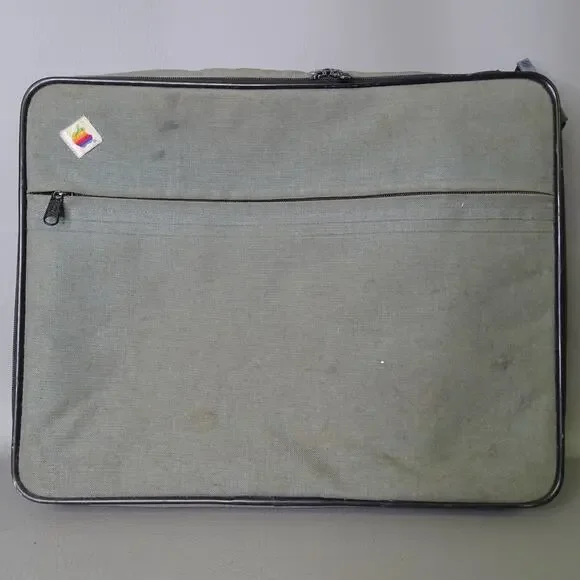 Vintage Apple Rainbow Logo Computer Case