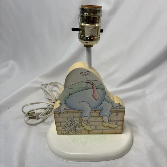 Vtg HUMPTY DUMPTY Children's‎ Lamp Base Nursery MM's Designs No Shade