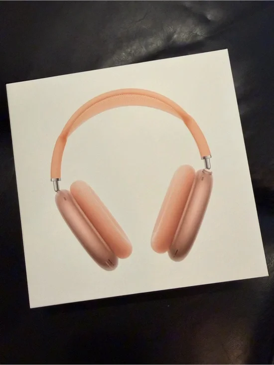 Apple Over-Ear Headphones in Pink Peach Finish