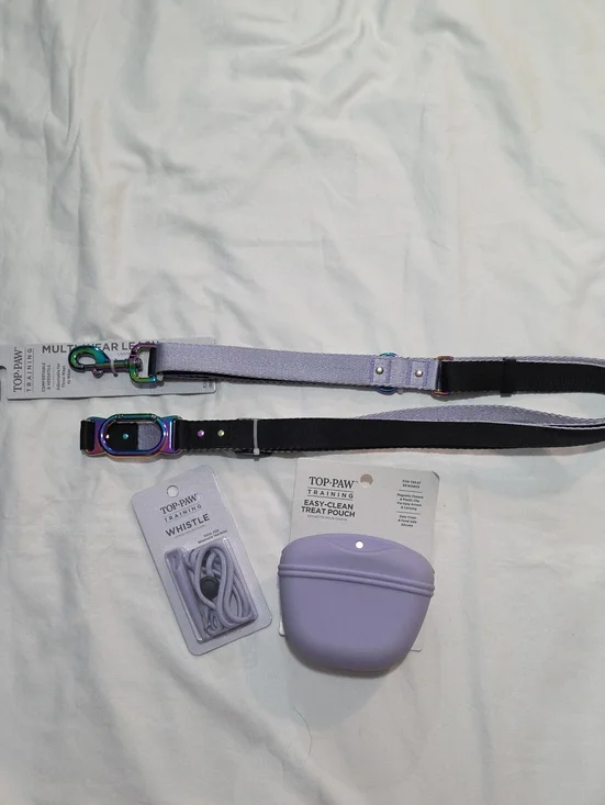 Top Paw Leash, Treat Pouch & Training Whistle
