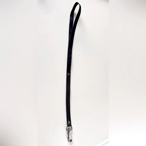 26” Short Close Control Dog Lead Leash Thick Heavy Duty Black (#A)
