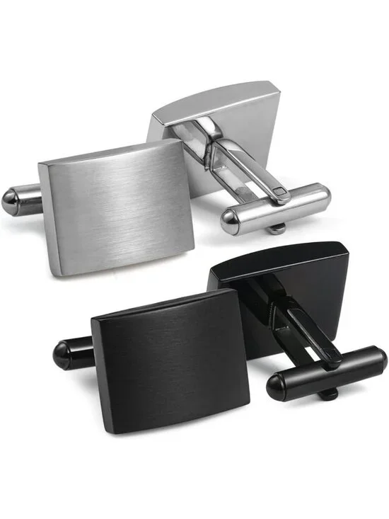 Stylish Stainless Steel Cufflinks for Men | Tuxedo & Wedding Accessories