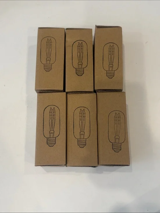 Amazon Brown Kraft Lantern Bulb Pack - 6 Count
