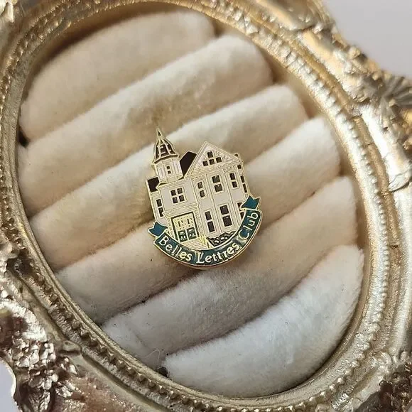 Belles Lettres Club Enamel Pin