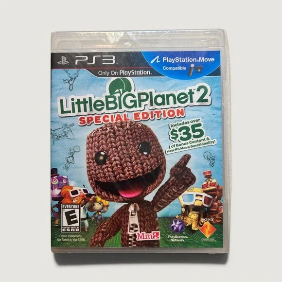 LittleBigPlanet 2 Special Edition Sony PlayStation 3 PS3 New Sealed Sackboy Move