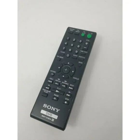 Genuine Sony RMT-D187A DVD Remote Control DVP-NS611HP NS710 SR101B SR200 e