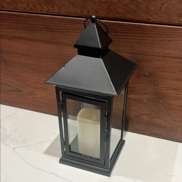 🔥‼️Black Metal Lantern Candle Holder‼️🔥