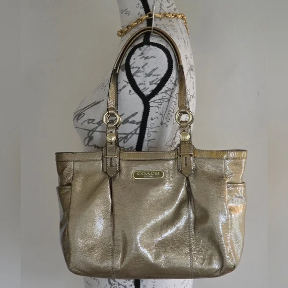 Vintage Coach Gold Satchel.