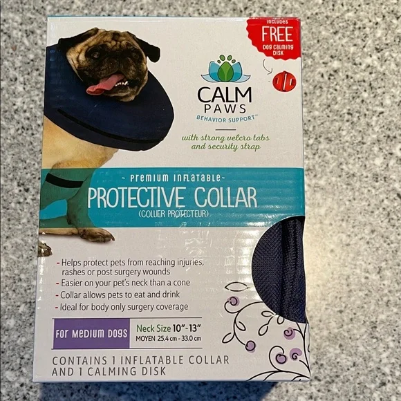 Calm Paws Premium Inflatable Colllar, medium
