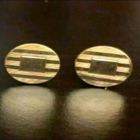 🌸 (2/$20) Krementz 14 kt Gold Plated Cuff Links
