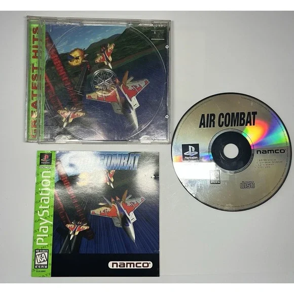 Air Combat‎ (Sony PlayStation 1, 1995) Complete Tested PS1 Jet War Pre-Loved