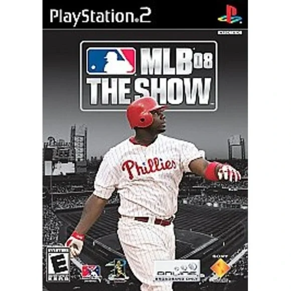 MLB 08 The Show Sony PlayStation 2 PS2 Video Game Ryan Howard Baseball Sports