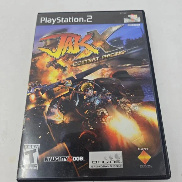 Jak X Combat Racing Sony PlayStation 2 PS2 Naughty Dog 2005 CIB Black Label